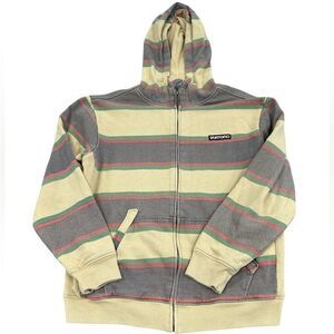 Burton Multicolor Striped Hoodie Men’s Size Large